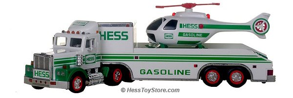 2006 HESS Gasoline Toy Truck and Helicopter Holiday Set New with Box Collectible 