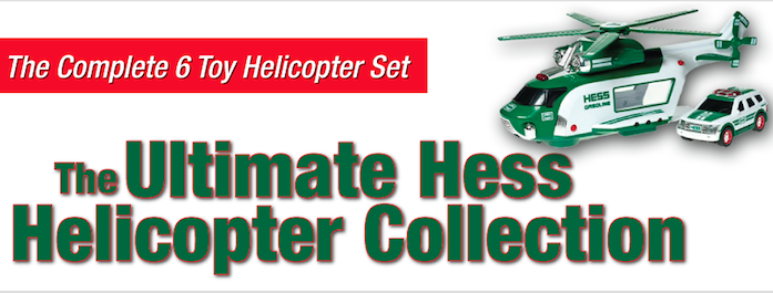 The Ultimate Hess Helicopter Collection