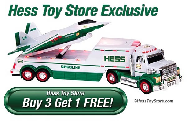 Buy 3 Hess Toy Trucks and Get 1 Free!