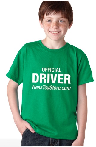 Official Driver T-Shirt from the Hess Toy Store