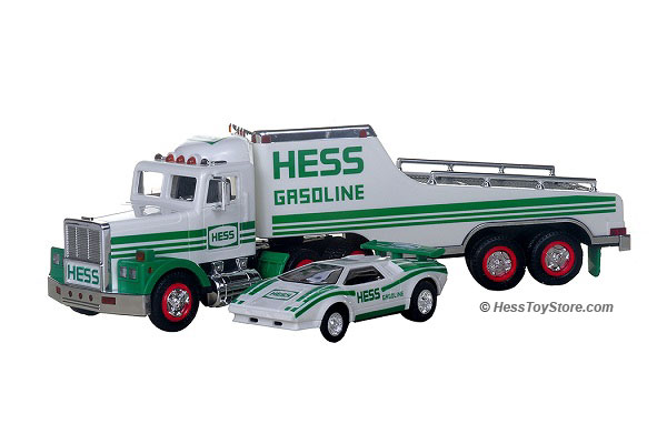 hess toy truck and racers