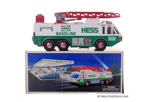 Vintage 1996 HESS Emergency Truck With Lights And Sound Collectible