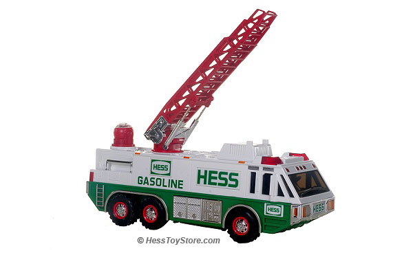 hess emergency truck with rescue vehicle