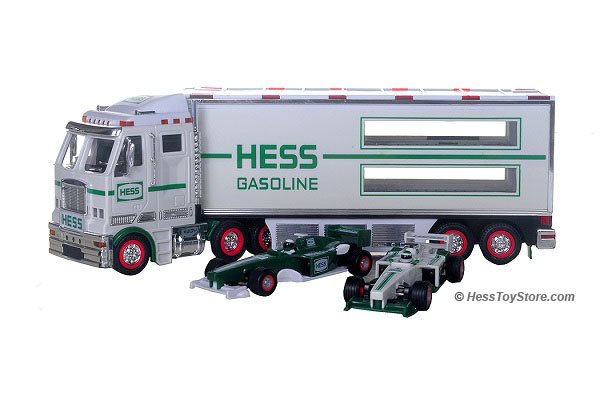 Hess 18 wheeler and 2024 racer