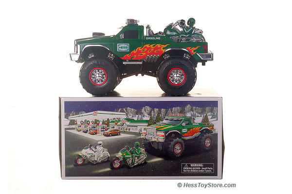 Hess 2007 Monster Truck with Motorcycles – Jackie's Toy Store