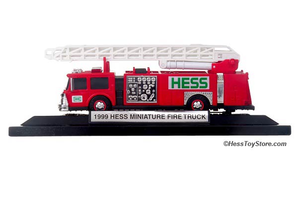 Vintage 1999 Hess Miniature Fire Truck 