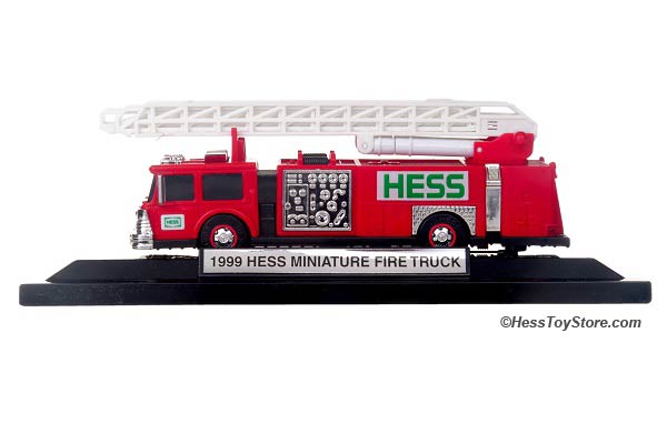 1999 Mini Hess Fire Engine Jackie s Toy Store