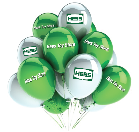 Hess.com.balloons for Hess Truck Celebrations