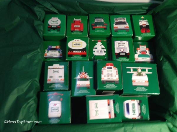 The Complete Hess Mini Toy Collection
