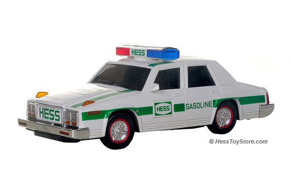 Hess truck store police car