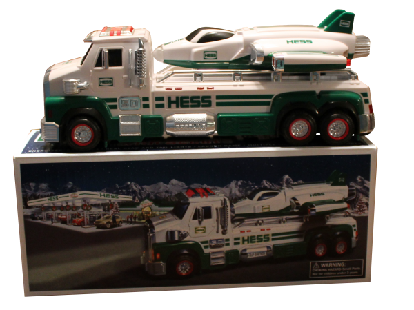 NEW HESS 50th ANNIVERSARY TOY TRUCK AND SPACE CRUISER WITH SCOUT 