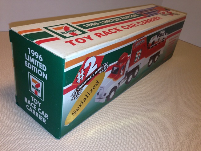 7-Eleven 1996 Toy Race Car Carrier – Jackie's Toy Store