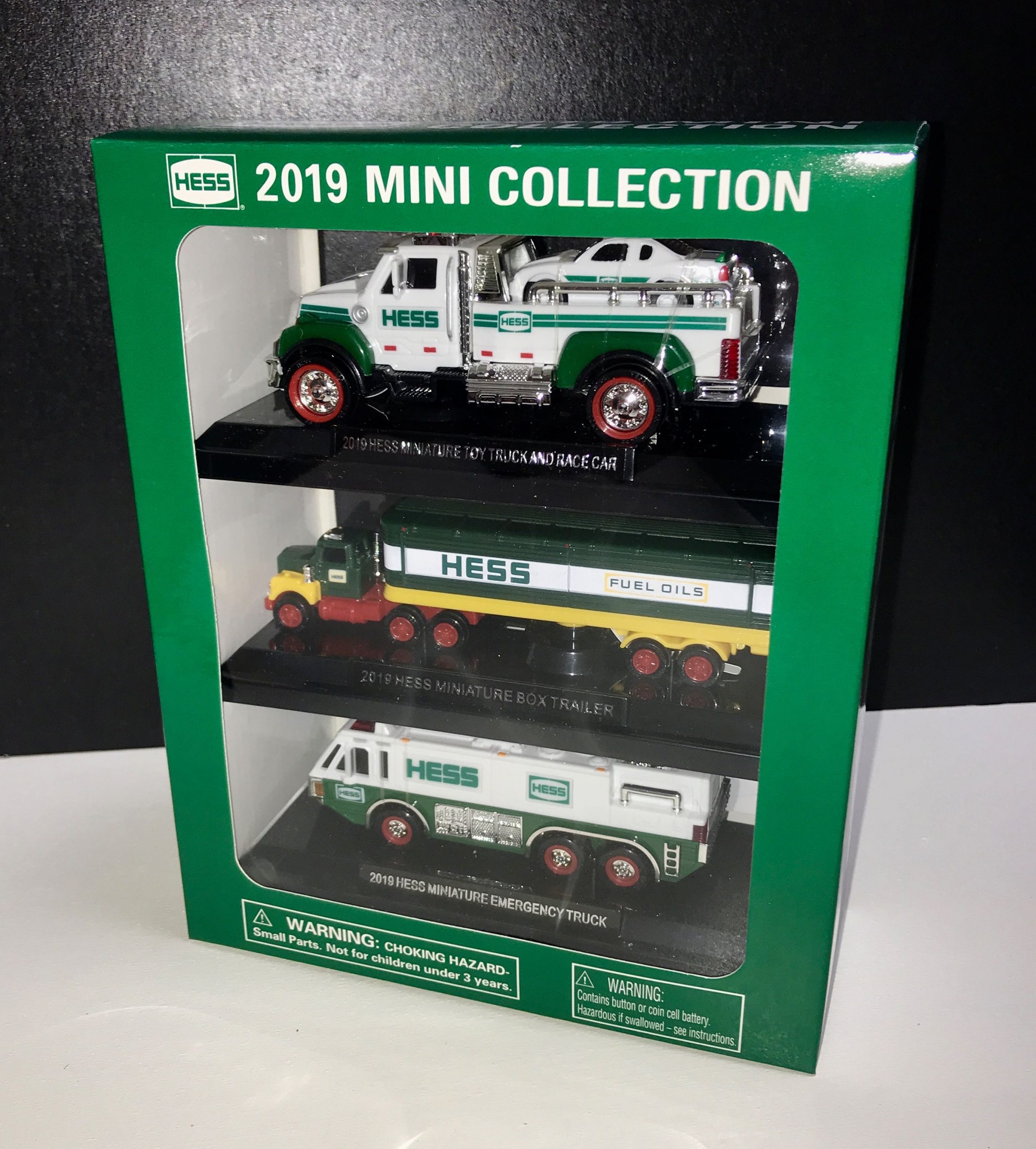 NIB Collectible 2019 Hess Mini Trucks 